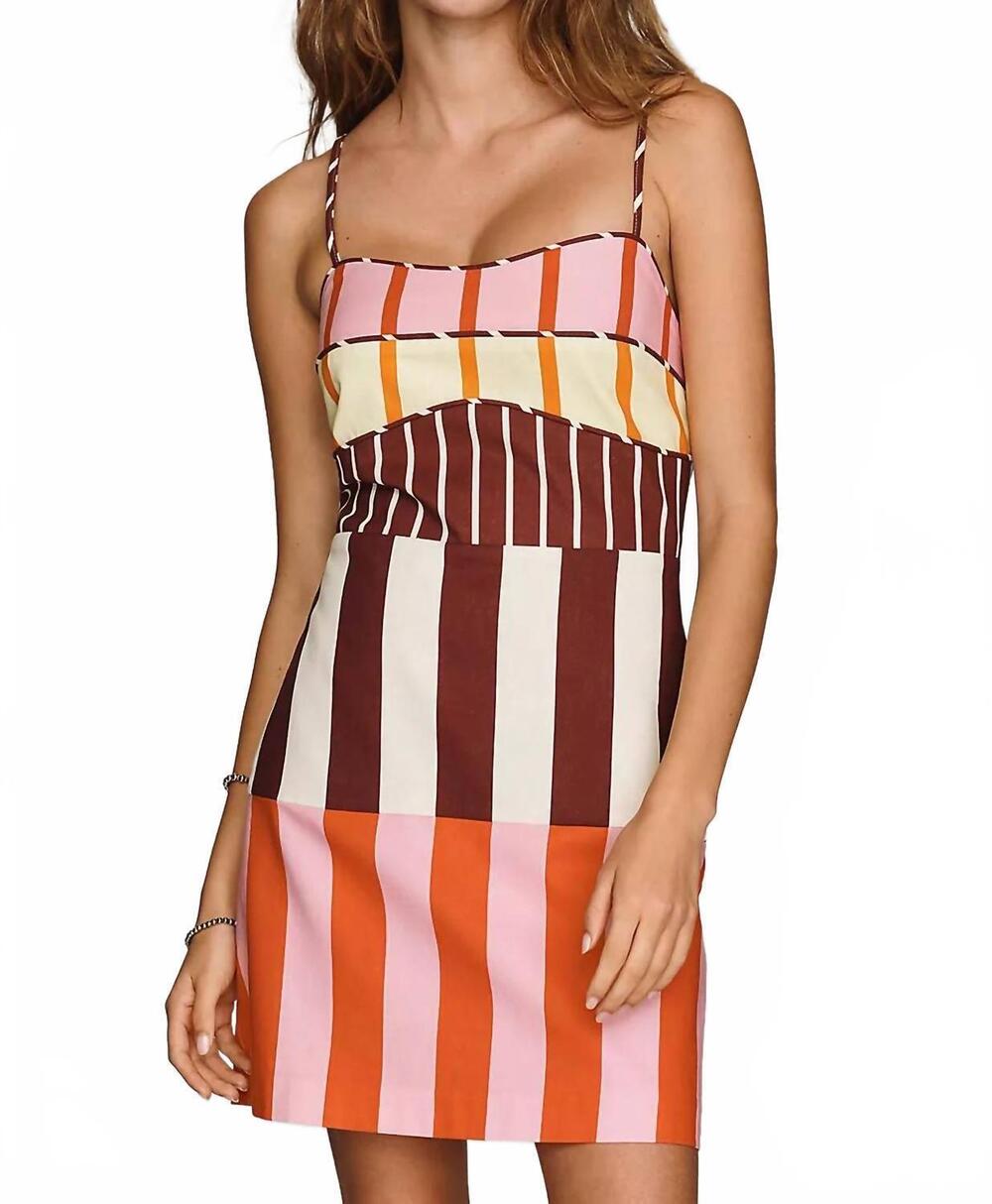 NEW ENDLESS ROSE mixed-print mini dress in multi
